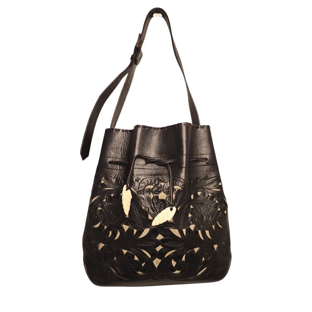 Alexis David Paola Leather vintage shoulder bag - Picture 3 of 9